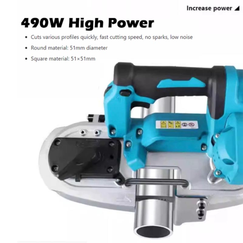 Power Tools Wood - Gergaji Pita Tanpa Kabel 490W, Gergaji