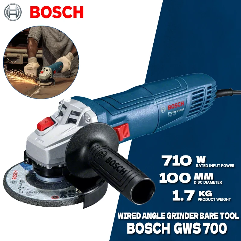 Power Tools Wood - BOSCH GWS 700 Penggiling Sudut Berkabel