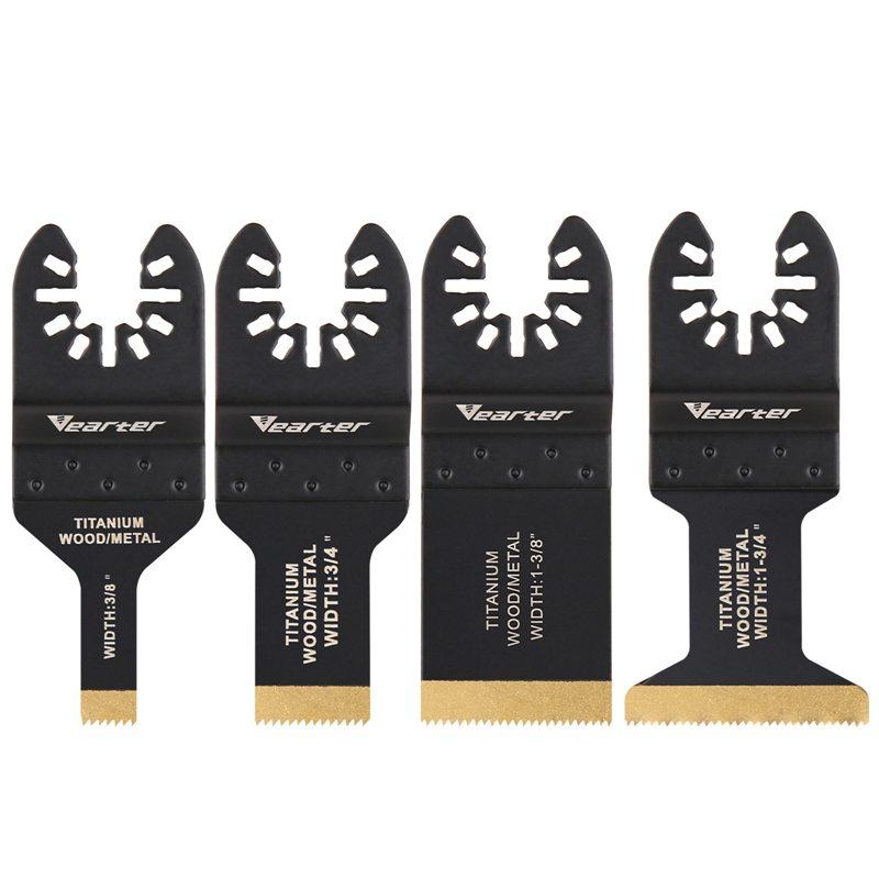 Oscillating Multi Tool - Vearter 4 Pak 10/20/34/44Mm Bi-metal Titanium