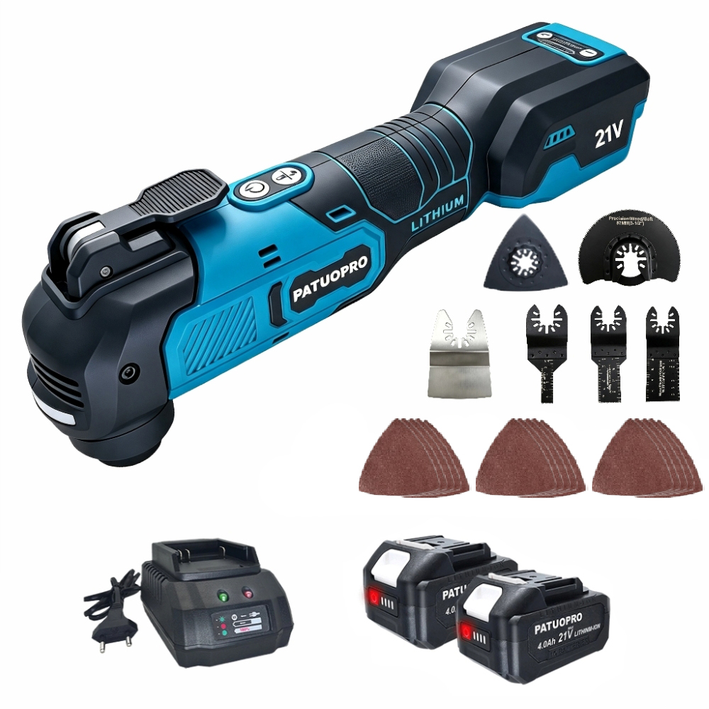 Oscillating Multi Tool - PATUOPRO, Alat Multifungsi Elektrik Tanpa Kabel