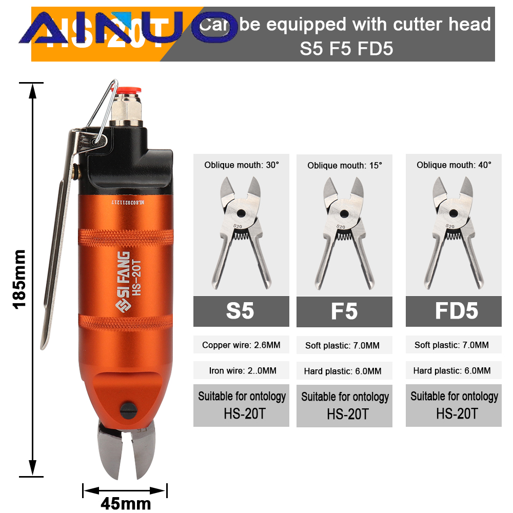 Power Tools Pneumatic - HS-20 Gunting Tenaga Udara Gunting Logam