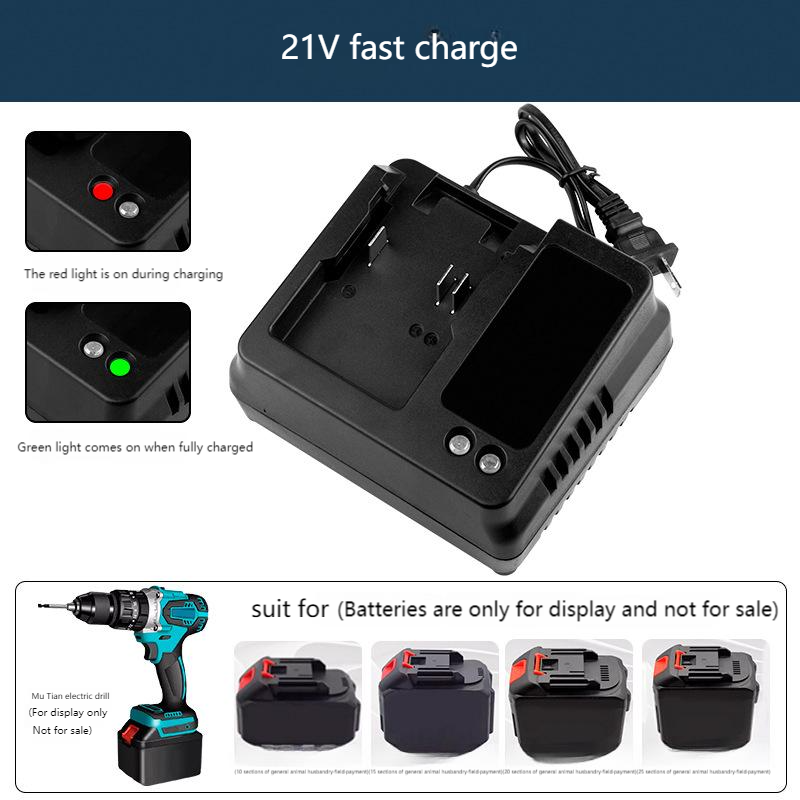 Pengisi Daya EU US 18V 21V Unt - Power Tools Brand ulasan dan harga