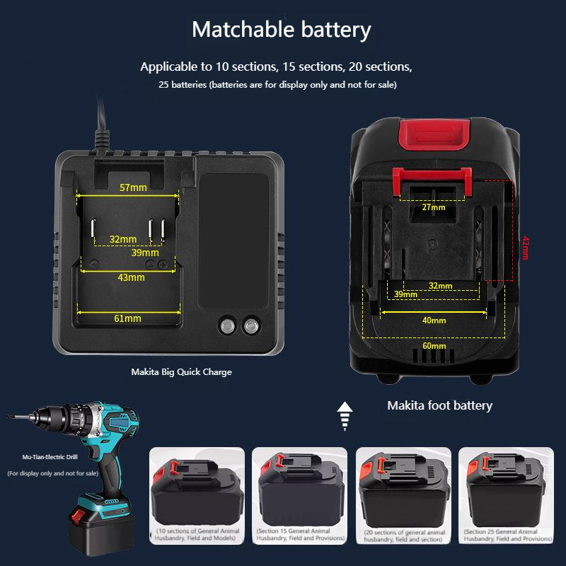 Pengisi Daya EU US 18V 21V Unt - Power Tools Brand ulasan dan harga