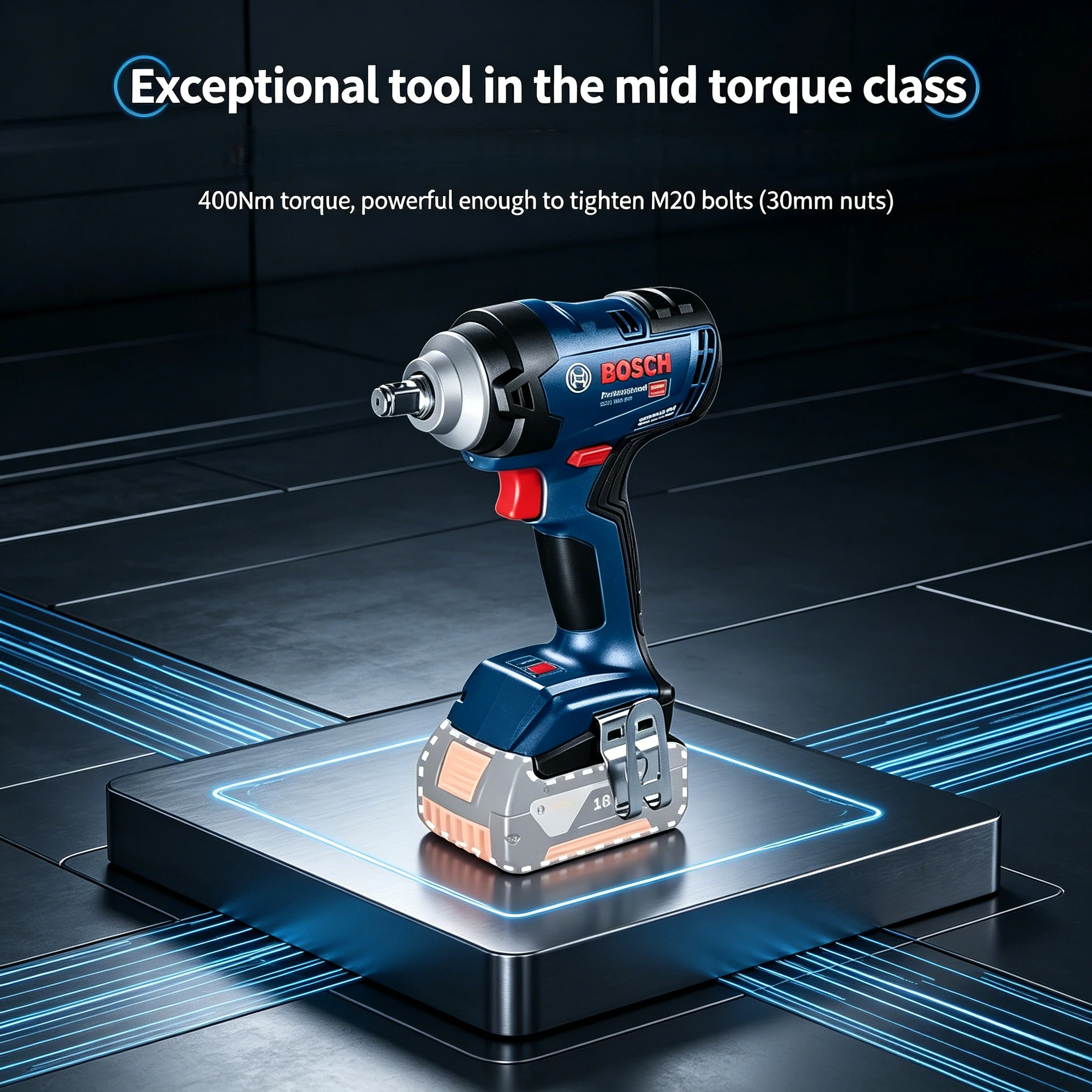 ‌ Bosch GDS 18V-400 18V Brushl - Power Tools Impact ulasan dan harga