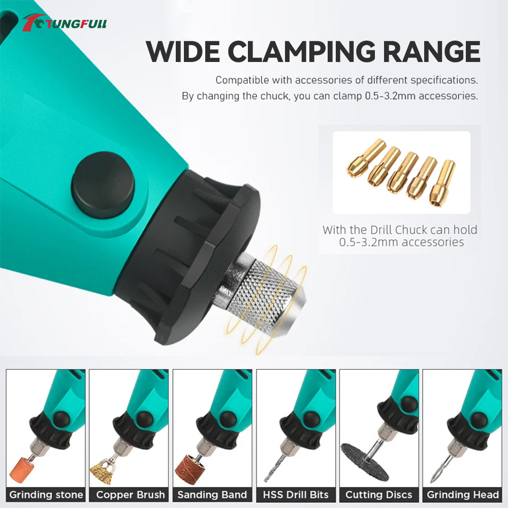 Set Penggiling Listrik Mini TU - Power Tools For Woodworking ulasan dan harga