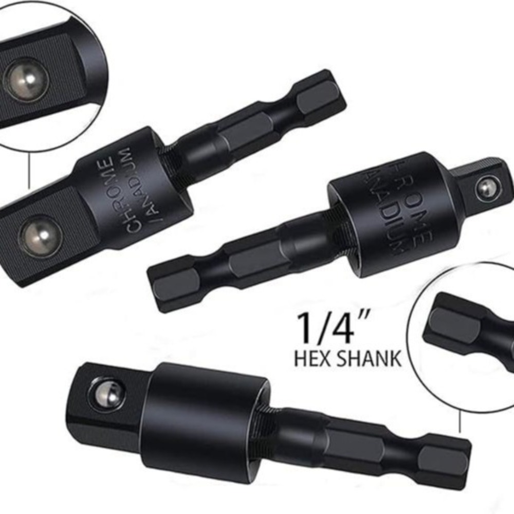 360 °   Set Adaptor Soket Bor  - Power Tools Underwater ulasan dan harga