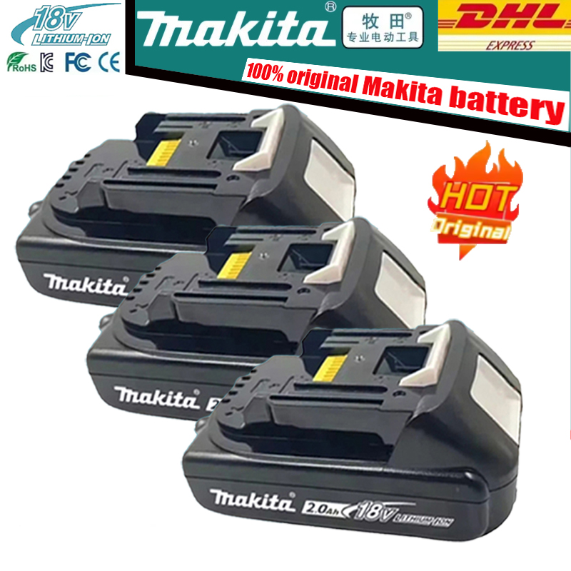 Battery Makita Asli 🔋 18V 2.0A - Power Tools Makita Set ulasan dan harga
