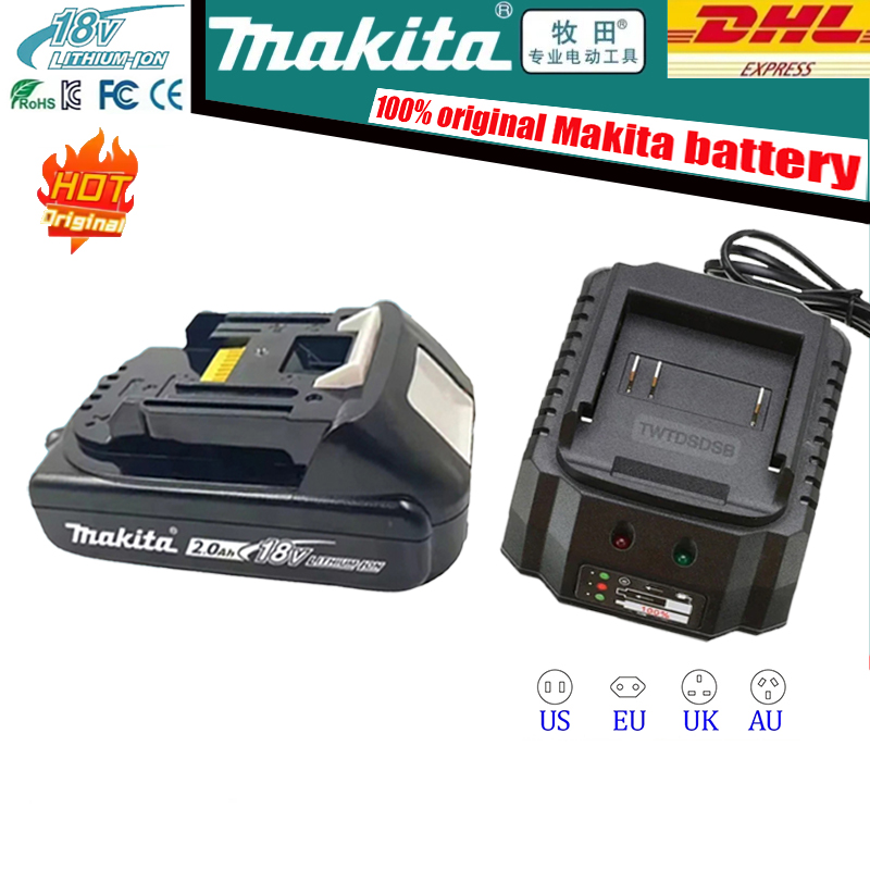 Battery Makita Asli 🔋 18V 2.0A - Power Tools Makita Set ulasan dan harga