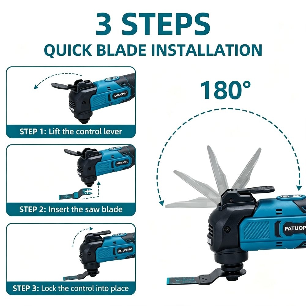 Oscillator Tanpa Kabel Listrik - Power Tools Makita Set ulasan dan harga
