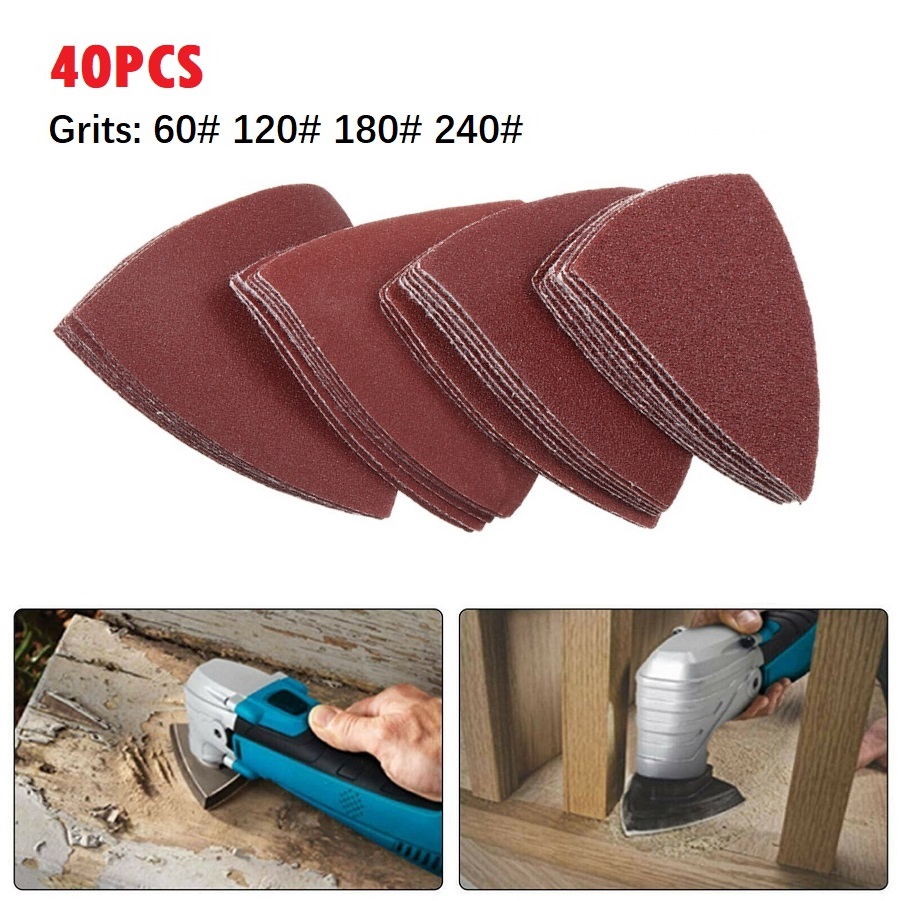 40 Buah Amplas Segitiga 60/120 - Oscillating Multi Tool ulasan dan harga