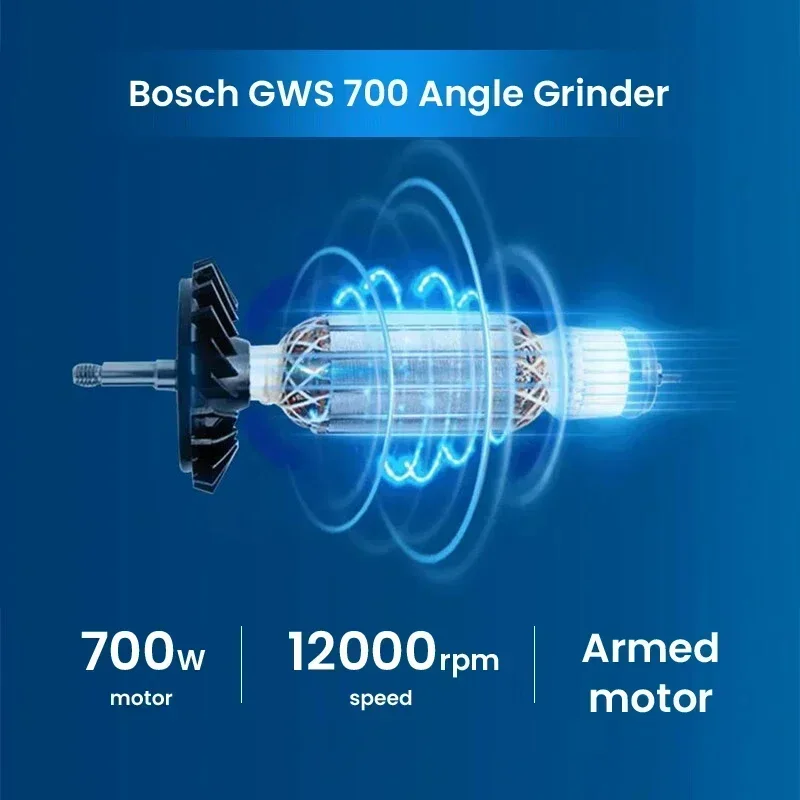 BOSCH GWS 700 Penggiling Sudut - Power Tools Wood ulasan dan harga