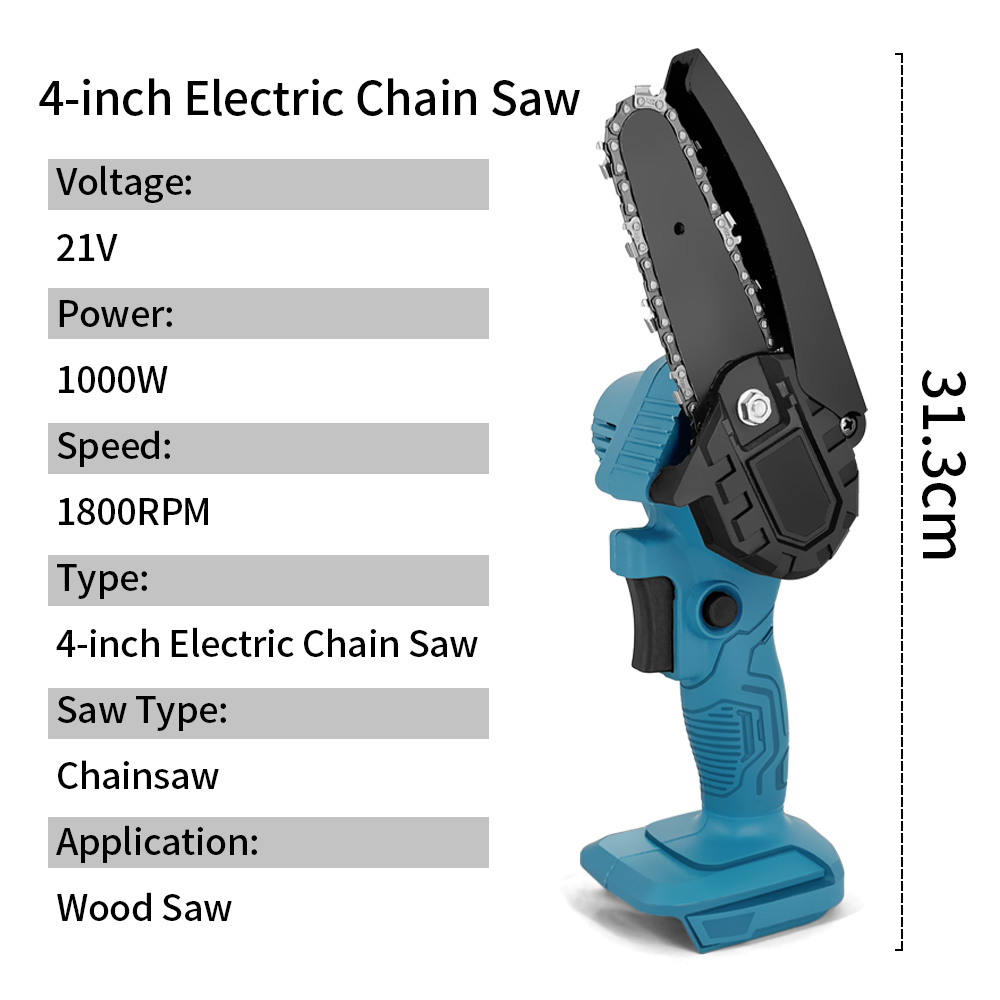 Gergaji Rantai Tanpa Kabel 4/6 - Power Tools For Woodworking ulasan dan harga