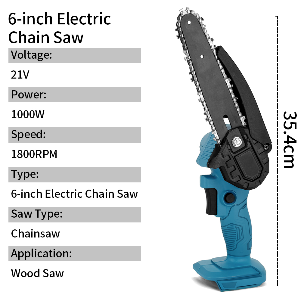 Gergaji Rantai Tanpa Kabel 4/6 - Power Tools For Woodworking ulasan dan harga