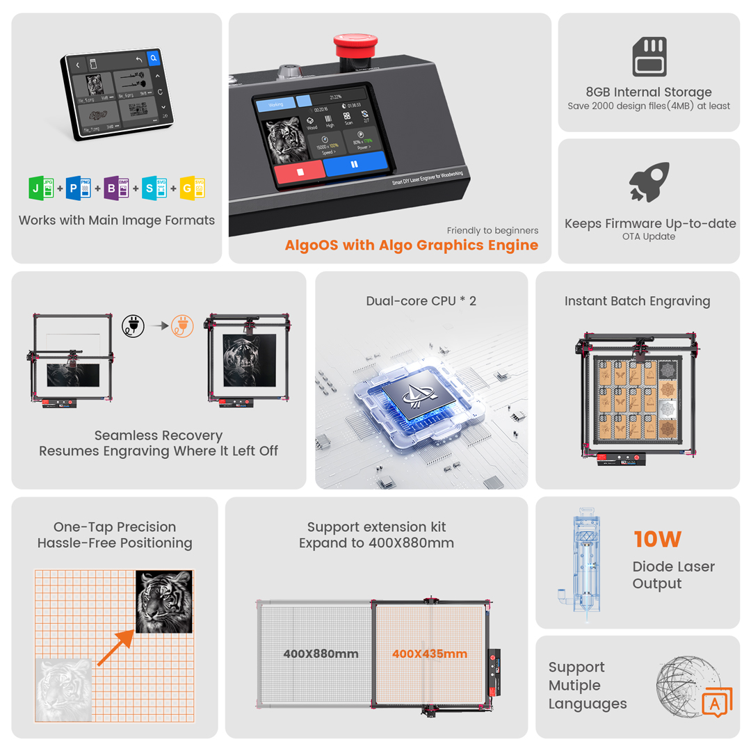 AlgoOS KIT pemotong pengukir L - Power Tools For Woodworking ulasan dan harga