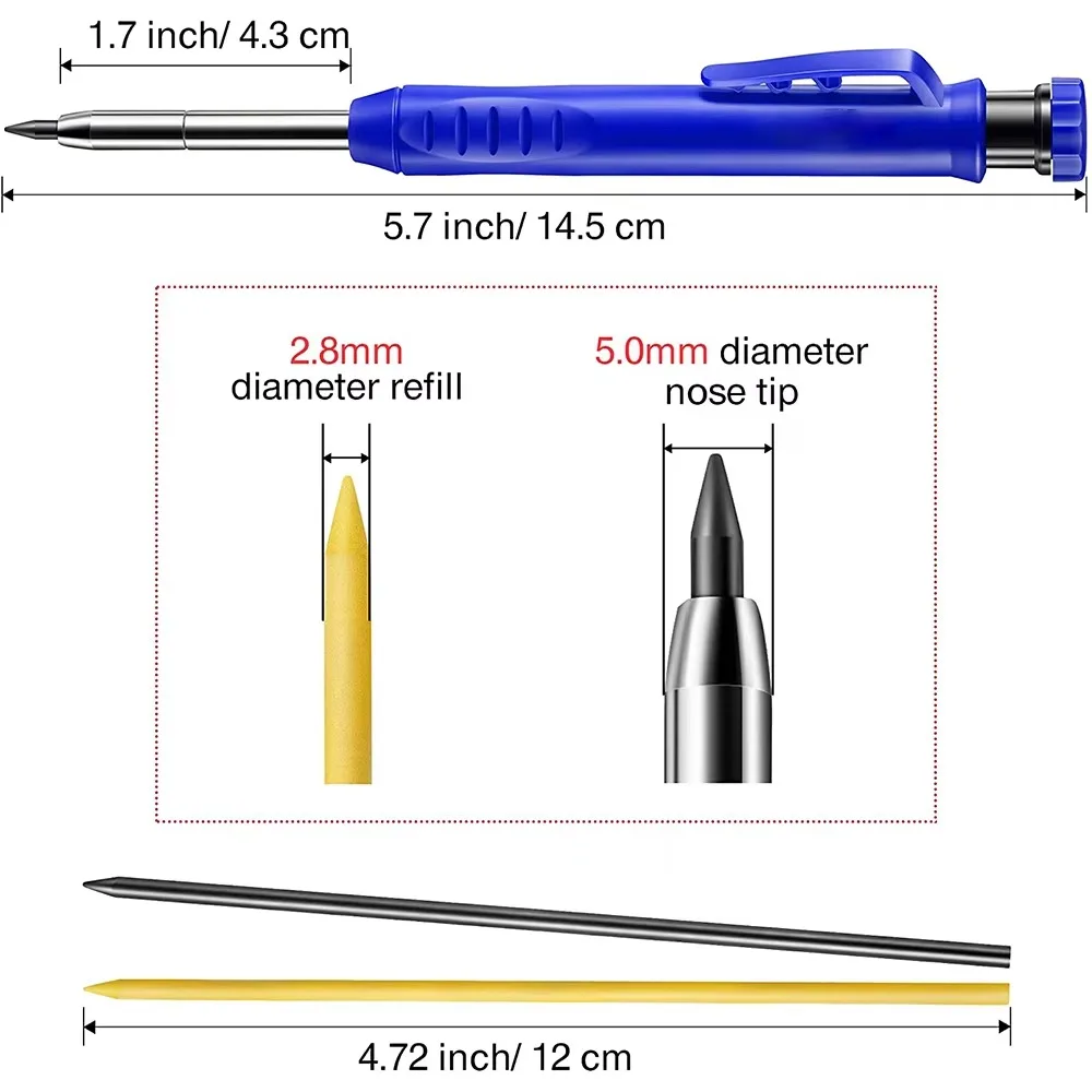 Set Pensil Tukang Kayu Padat A - Power Tools Construction ulasan dan harga