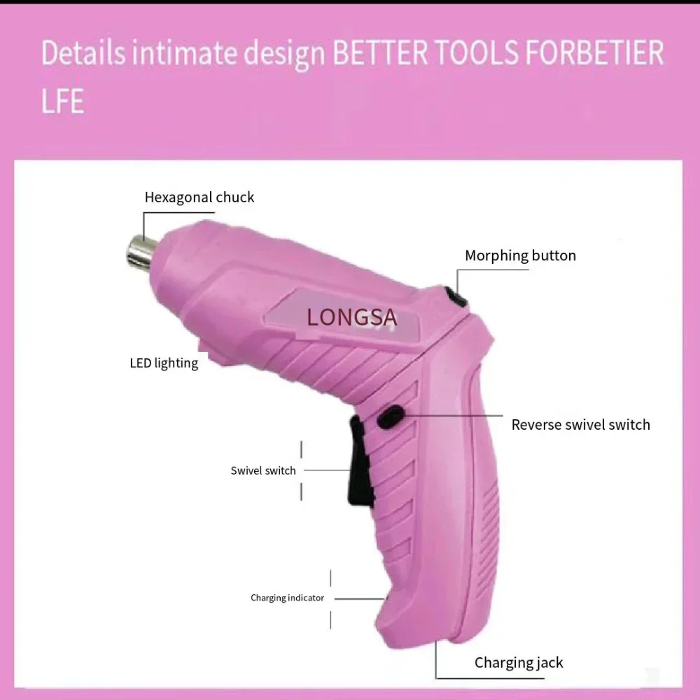 Set mata obeng listrik, merah  - Power Tools Pink ulasan dan harga