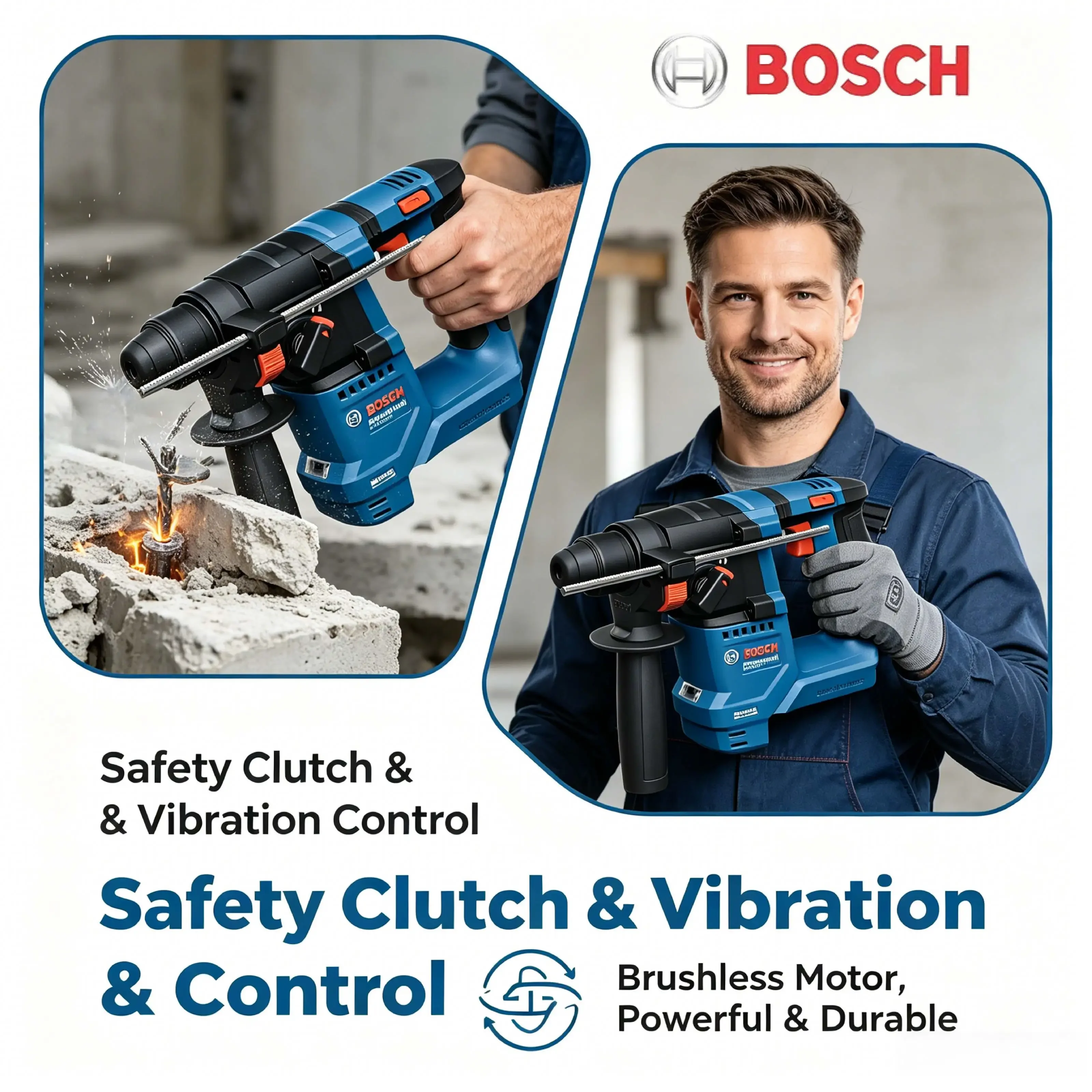 Bosch GBH 18V-18, Bor Palu Put - Power Tools Impact ulasan dan harga