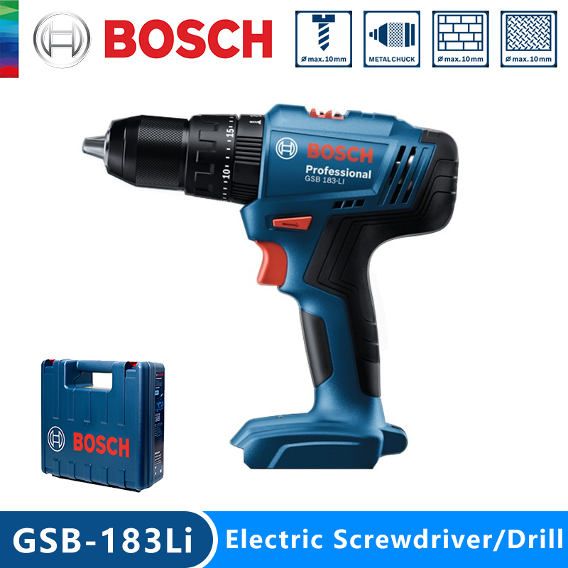 Bor Listrik Bosch GSB183-LI, O - Power Tools Impact ulasan dan harga