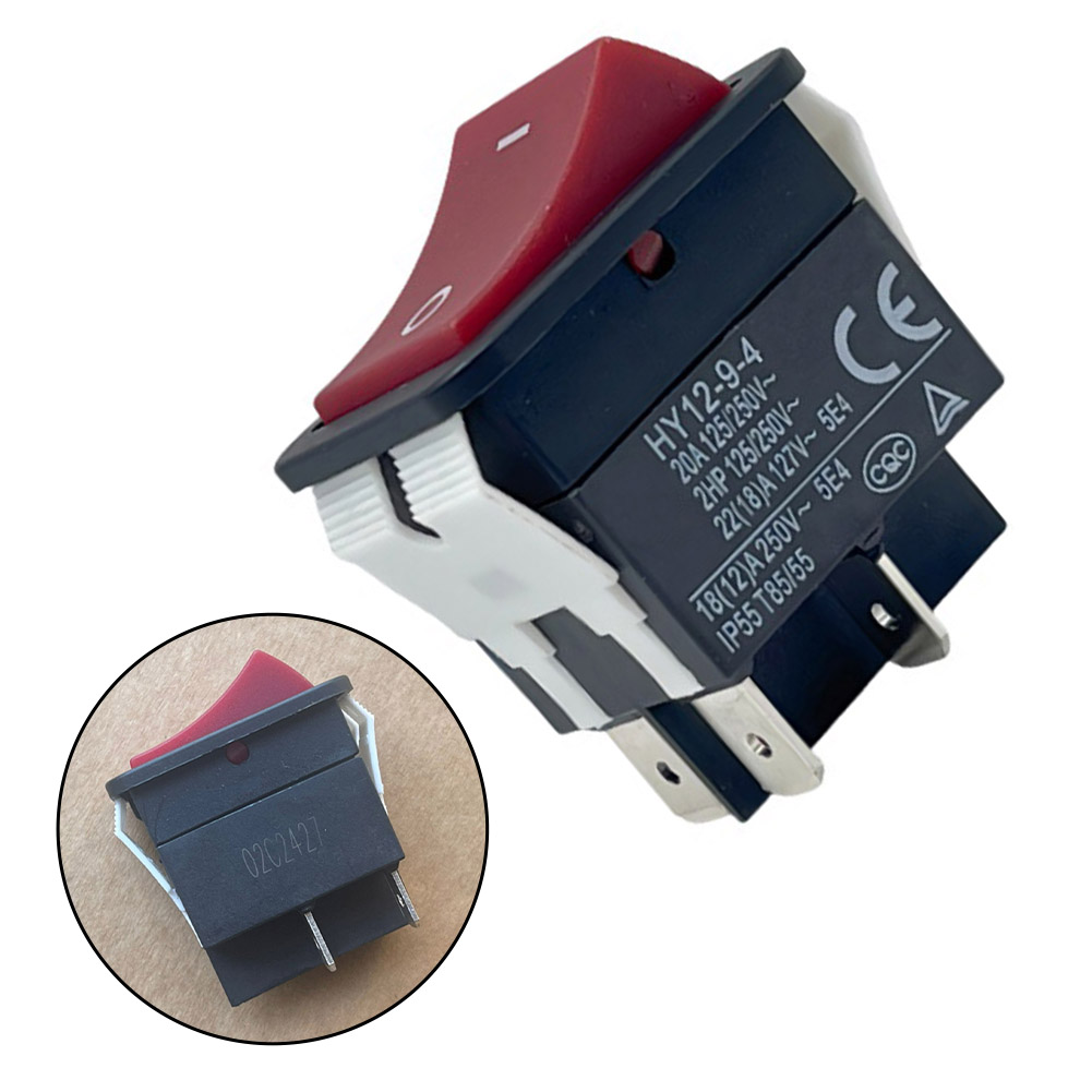Sakelar Rocker HY12-9-4 20A AC - Power Tools For Woodworking ulasan dan harga