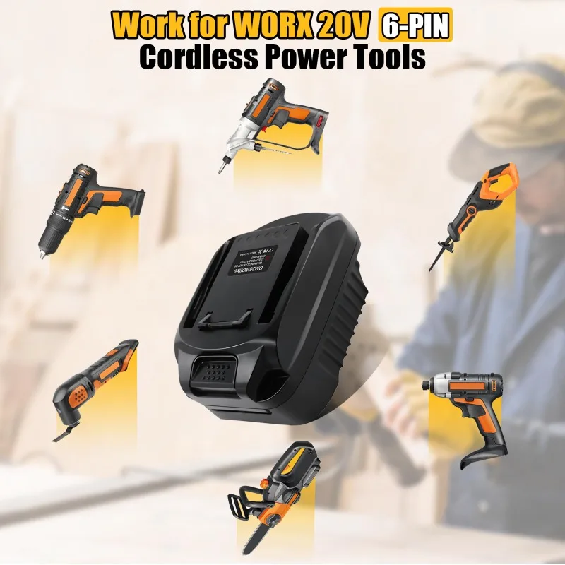 Adaptor Baterai DM20WORX6 untu - Dewalt Power Tools Xr ulasan dan harga