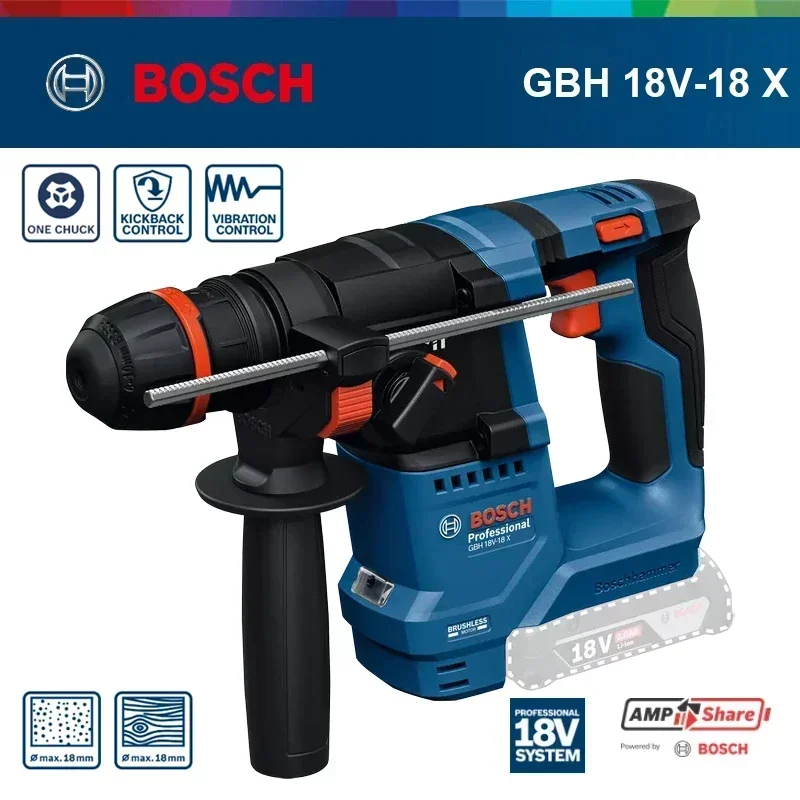 Bosch GBH 18V-18X Bor Palu Tan - Power Tools Impact ulasan dan harga